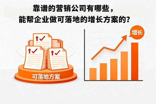 靠譜的營(yíng)銷公司有哪些，能幫企業(yè)做可落地的增長(zhǎng)方案的？
