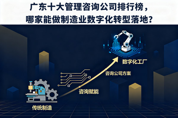 廣東十大管理咨詢公司排行榜，哪家能做制造業(yè)數(shù)字化轉(zhuǎn)型落地？