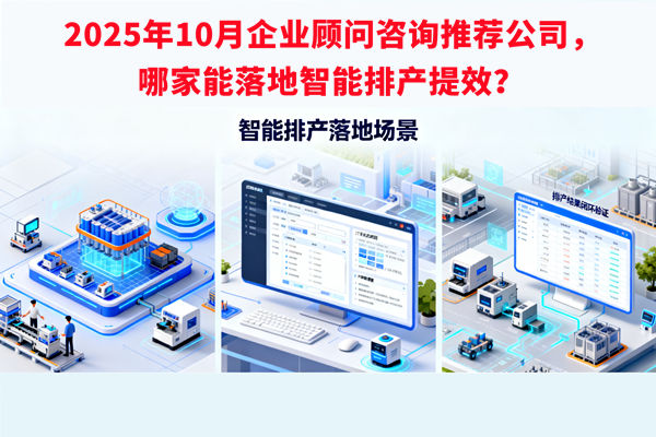 2025年10月企業(yè)顧問咨詢推薦公司，哪家能落地智能排產(chǎn)提效？